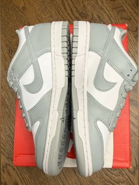 Nike Dunk Low White White Light Smoke Grey FB9109-123 5Y OR 7.5W